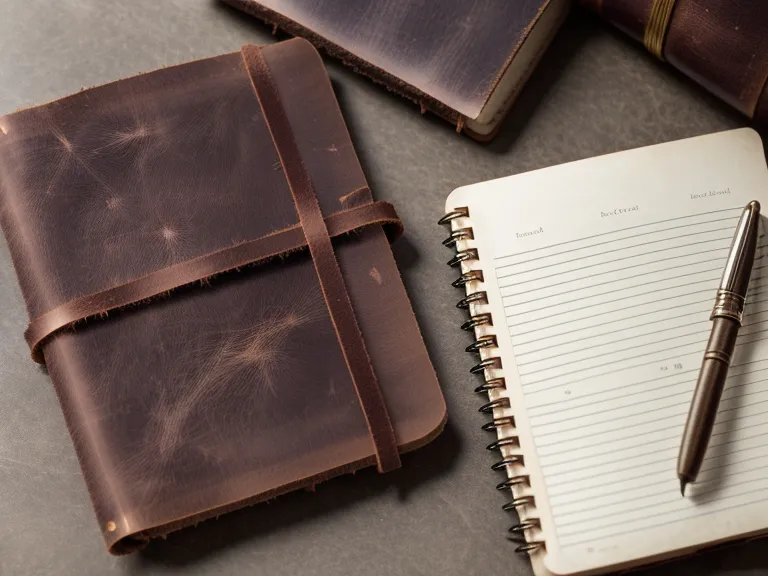 Handwritten clarity scores in a notebook from a 90-day brain health audit and memory tracking log