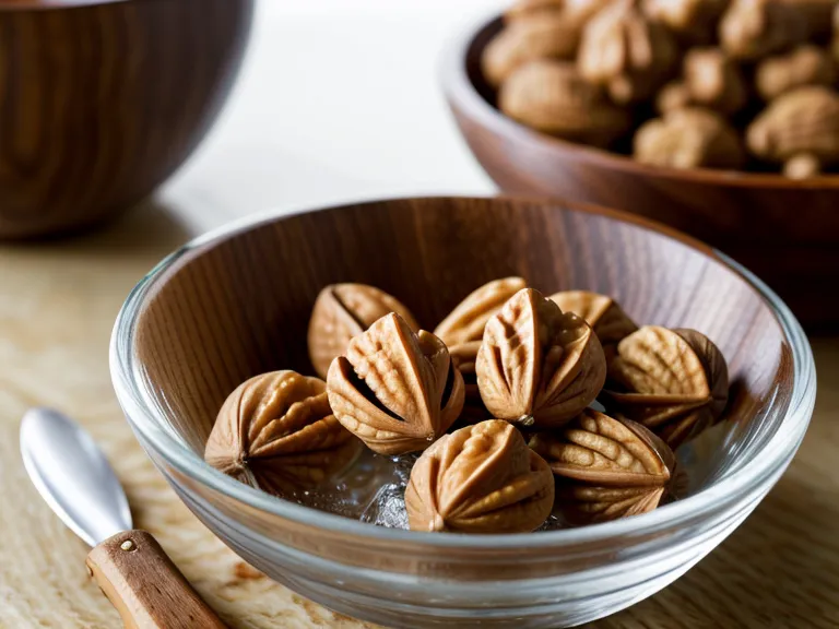 Close-up of brain-healthy fats like walnuts and hydration on a financial workspace.